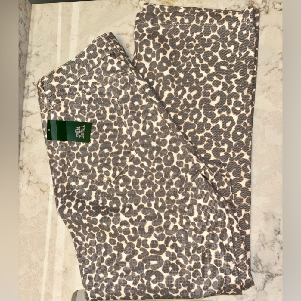 Wild Fable Muted Tone Leopard Print Chinos